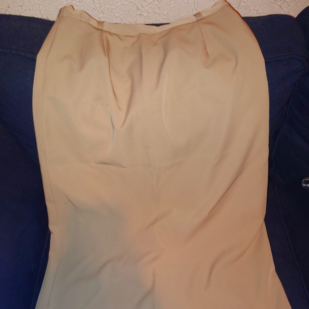 Sarah Candy Limited Long Tan Dress Skirt Size 12